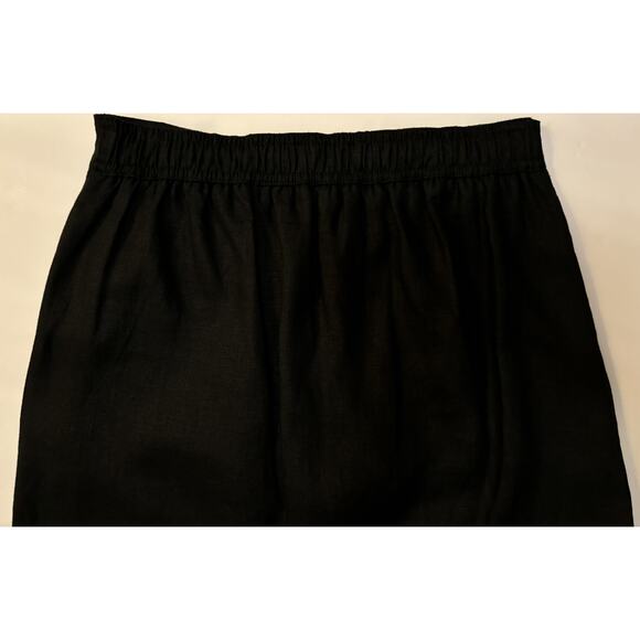 NWOT Tahari Womens Navy Blue Linen Skirt Skort XS A-Line Sailor Mini Pockets - Picture 4 of 11